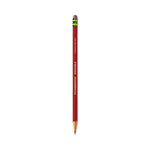 Erasable Colored Pencils, 2.6 mm, 2B, Carmine Red Lead, Carmine Red Barrel, Dozen