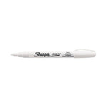 Permanent Paint Marker, Fine Bullet Tip, White, Dozen