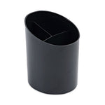 Recycled Big Pencil Cup, Plastic, 4.38" Diameter x 5.63"h, Black