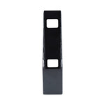 Recycled Plastic Magazine File, 3 x 10 x 11.88, Black