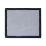 Recycled Cubicle Dry Erase Board, 15.88 x 12.88, White Surface, Charcoal Plastic Frame