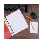 Self-Tab Index Dividers, 8-Tab, 11 x 8.5, White, 24 Sets