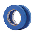 Premium Blue Masking Tape with UV Resistance, 3" Core, 18 mm x 54.8 m, Blue, 2/Pack