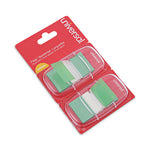 Page Flags, Green, 50 Flags/Dispenser, 2 Dispensers/Pack