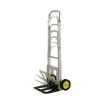 HideAway Aluminum Hand Truck, 250 lb Capacity, 15.5 x 16.5 x 43.5, Aluminum