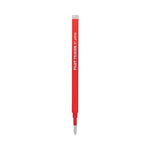 Refill for Pilot FriXion Erasable, FriXion Ball, FriXion Clicker and FriXion LX Gel Ink Pens, Fine Tip, Red Ink, 3/Pack