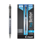 Better Ballpoint Pen, Retractable, Fine 0.7 mm, Black Ink, Smoke Barrel, Dozen