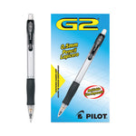 G2 Mechanical Pencil, 0.5 mm, HB (#2), Black Lead, Clear/Black Barrel, Dozen