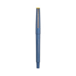 Razor Point Fine Line Porous Point Pen, Stick, Extra-Fine 0.3 mm, Blue Ink, Blue Barrel, Dozen