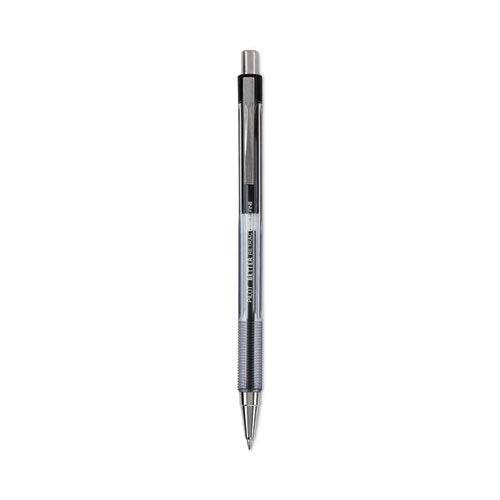 Better Ballpoint Pen, Retractable, Fine 0.7 mm, Black Ink, Smoke Barrel, Dozen