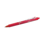 FriXion Clicker Erasable Gel Pen, Retractable, Fine 0.7 mm, Red Ink, Red Barrel