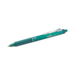 FriXion Clicker Erasable Gel Pen, Retractable, Fine 0.7 mm, Green Ink, Green Barrel, Dozen