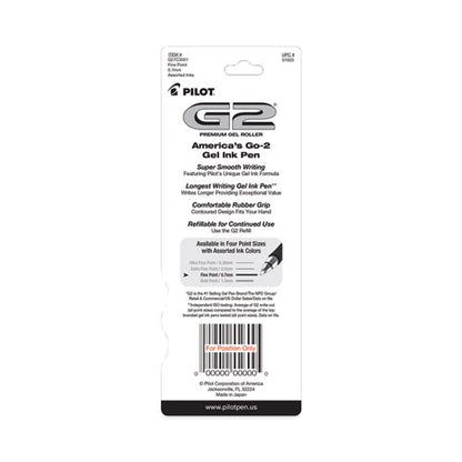 G2 Premium Gel Pen, Retractable, Fine 0.7 mm, Assorted Ink and Barrel Colors, 3/Pack
