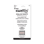 G2 Mini Gel Pen, Retractable, Fine 0.7 mm, Black Ink, Smoke/Black Barrel, 4/Pack