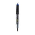 Varsity Fountain Pen, Medium 1 mm, Blue Ink, Clear/Black/Blue Barrel