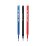 Refill for Pilot FriXion Erasable, FriXion Ball, FriXion Clicker and FriXion LX Gel Ink Pens, Fine Tip, Assorted Ink, 3/Pack