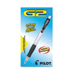 G2 Mechanical Pencil, 0.7 mm, HB (#2), Black Lead, Clear/Black Barrel, Dozen