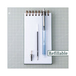 Better Ballpoint Pen, Retractable, Fine 0.7 mm, Blue Ink, Translucent Blue Barrel, Dozen