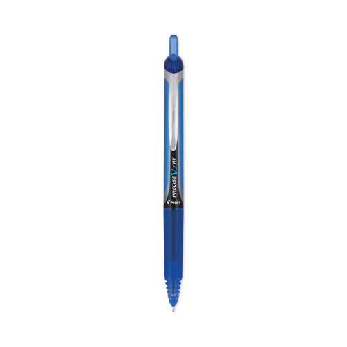 Precise V7RT Roller Ball Pen, Retractable, Fine 0.7 mm, Blue Ink, Blue Barrel