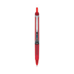 Precise V7RT Roller Ball Pen, Retractable, Fine 0.7 mm, Red Ink, Red Barrel