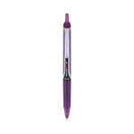 Precise V5RT Roller Ball Pen, Retractable, Extra-Fine 0.5 mm, Purple Ink, Purple Barrel