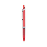 Precise V7RT Roller Ball Pen, Retractable, Fine 0.7 mm, Red Ink, Red Barrel