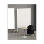 Rumba Full Panel Whiteboard Collaboration Screen, 36w x 16d x 54h, White/Gray