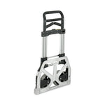 Stow-Away Heavy-Duty Hand Truck, 500 lb Capacity, 23 x 24 x 50, Aluminum