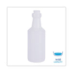 Handi-Hold Spray Bottle, 16 oz, Clear, 24/Carton