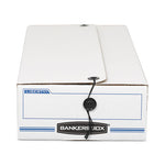 LIBERTY Check and Form Boxes, 9" x 24" x 6.38", White/Blue, 12/Carton