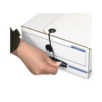 LIBERTY Check and Form Boxes, 9" x 24" x 6.38", White/Blue, 12/Carton