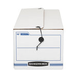 LIBERTY Check and Form Boxes, 9.75" x 23.75" x 6.25", White/Blue, 12/Carton