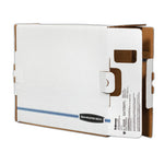 X-Ray Storage Boxes, 5" x 18.75" x 14.88", White/Blue, 6/Carton