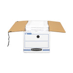 LIBERTY Check and Form Boxes, 9.75" x 23.75" x 6.25", White/Blue, 12/Carton