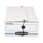 LIBERTY Check and Form Boxes, 9.25" x 23.75" x 4.25", White/Blue, 12/Carton