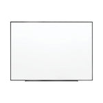 Fusion Nano-Clean Magnetic Whiteboard, 72 x 48, White Surface, Silver Aluminum Frame