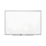 Classic Series Porcelain Magnetic Dry Erase Board, 60 x 36, White Surface, Silver Aluminum Frame