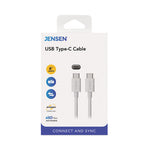 USB-C 3.1 Type-C, 480 Mbps, 6 ft, White