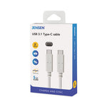 USB-C 3.1 Type-C, 5 Gbps, 3 ft, White