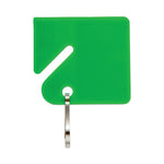 Key Tags, Blue/Green/Red/Yellow, 20/Pack, 3 Packs/Carton