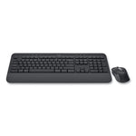 Signature MK650 Wireless Keyboard and Mouse Combo for Business, 2.4 GHz Frequency/32 ft Wireless Range, Graphite