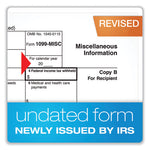1099-MISC Five-Part Laser Forms and Envelopes, Fiscal Year: 2023, 5-Part Carbonless, 8 x 5, 2 Forms/Sheet, 10 Forms Total