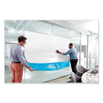 Dry Erase Surface with Adhesive Backing, 48 x 36, White Surface