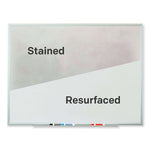 Dry Erase Surface with Adhesive Backing, 96 x 48, White Surface