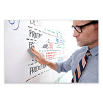 Dry Erase Surface with Adhesive Backing, 36 x 24, White Surface