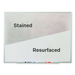 Dry Erase Surface with Adhesive Backing, 72 x 48, White Surface