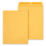 Catalog Envelope, 28 lb Bond Weight Kraft, #12 1/2, Square Flap, Gummed Closure, 9.5 x 12.5, Brown Kraft, 250/Box