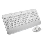 Signature MK650 Wireless Keyboard and Mouse Combo for Business, 2.4 GHz Frequency/32 ft Wireless Range, Off White