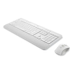 Signature MK650 Wireless Keyboard and Mouse Combo for Business, 2.4 GHz Frequency/32 ft Wireless Range, Off White