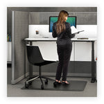 Ergonomic Sit Stand Mat, 60 x 46, Black